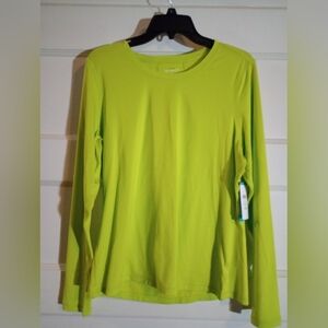 Be Inspired large women's running shirt long sleeve NWT (Rox406)